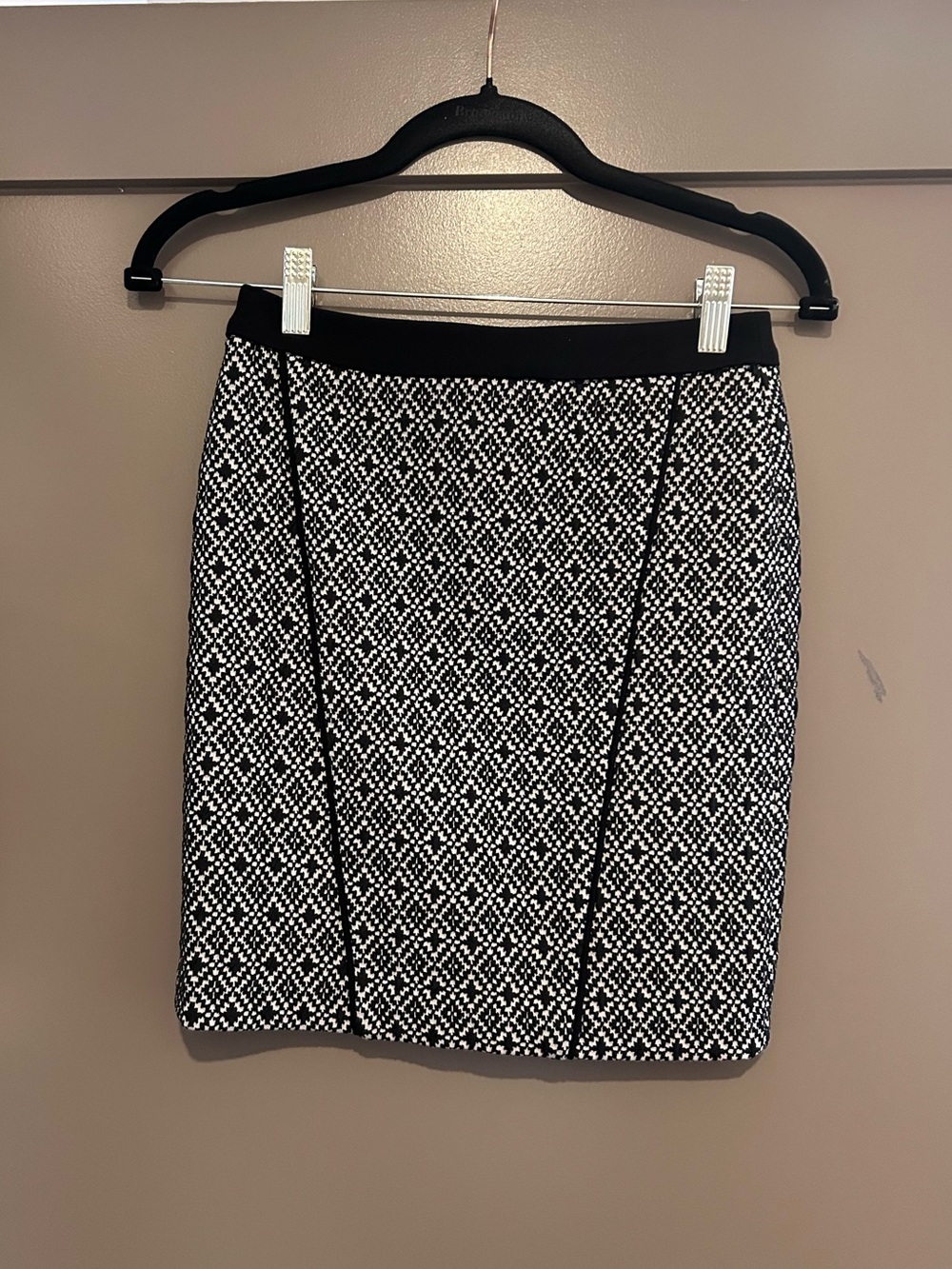 Parker black and white skirt